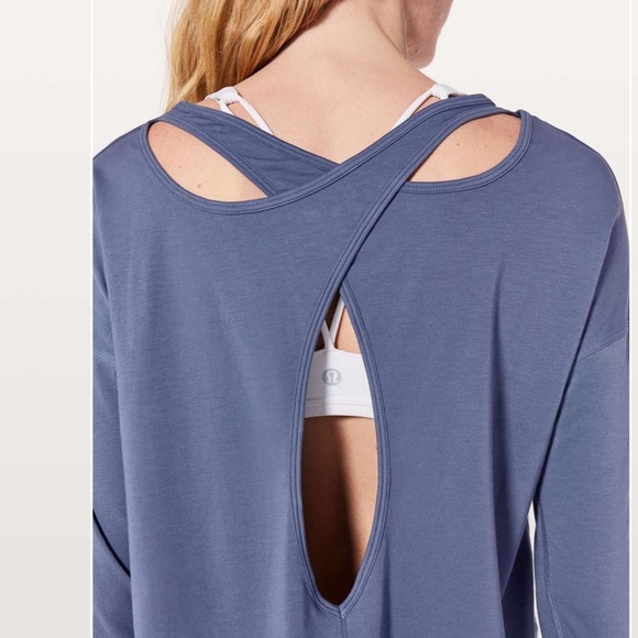 🍋 Lululemon Back Into It Long Sleeve - Picture 1 of 7